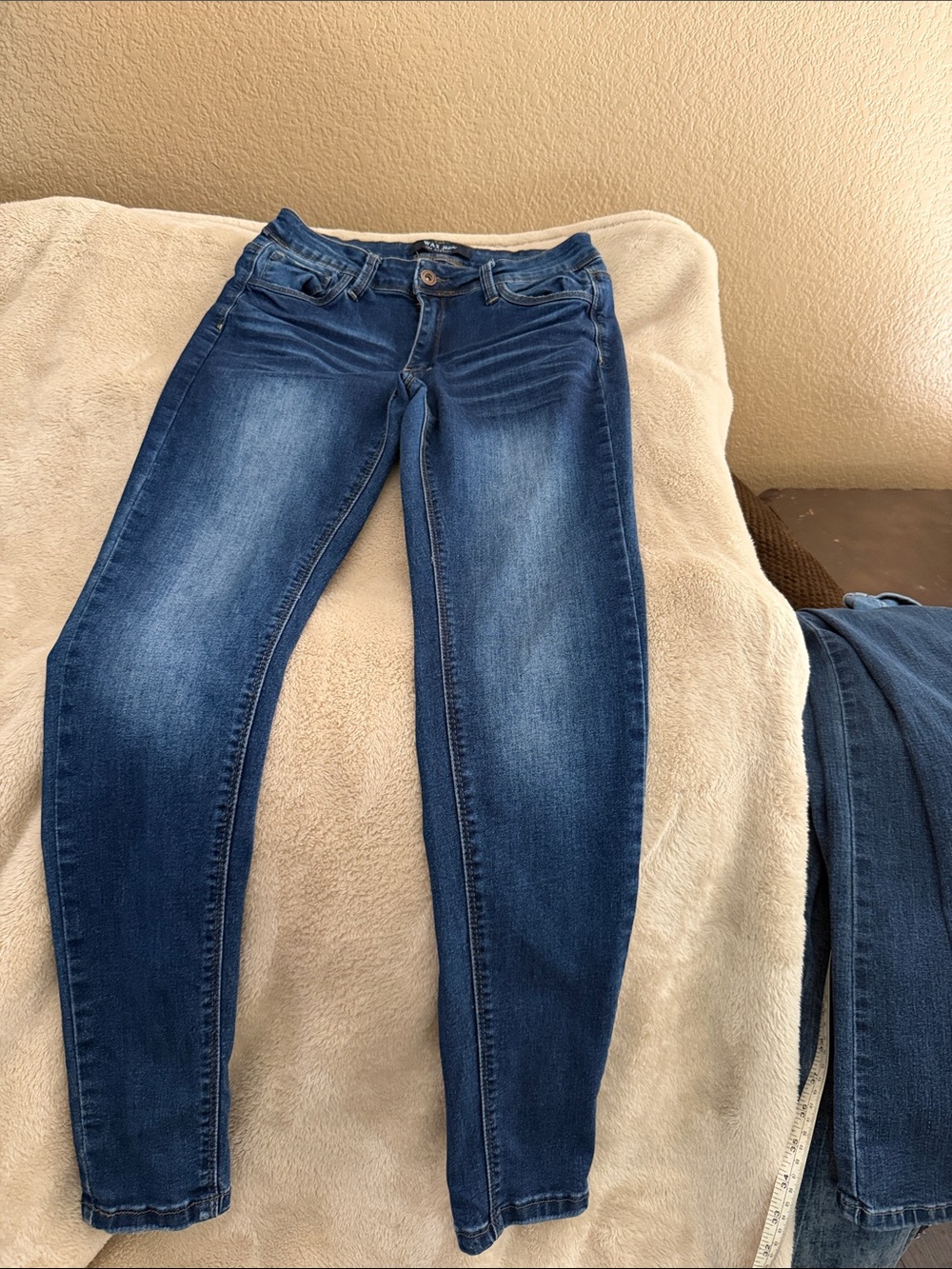Wax Jean Dark Blue Skinny Jeans